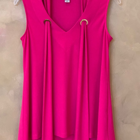Joseph Ribkoff Hot Pink Tunic Top - Picture 2 of 5